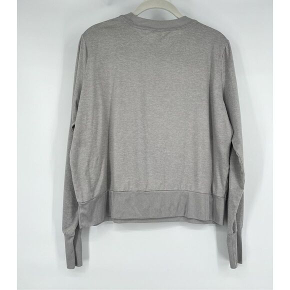 Vuori Long Sleeve Halo Crew Dream Knit Pale Grey Heather Size Large Long Sleeve - Picture 4 of 10